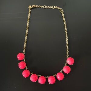 J Crew Pink Bubble Necklace